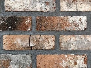 Ригельный кирпич Real Brick античная глина, цвет глина ригель 0,5 пф.